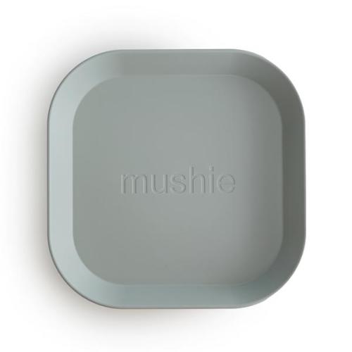 Square Dinnerware Plates, Set of 2 (Sage) – Mushie