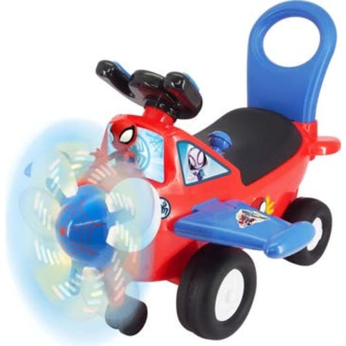 Lights 'N' Sounds Spidey Activity Plane Rideon