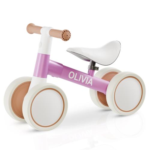 Personalized Toddler Balance Bike, First Birthday Gift for Babies