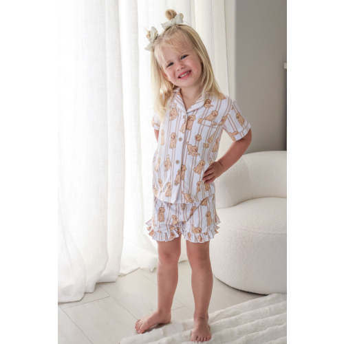 Girl's Two Piece Short Lounge Set | Ruff Life