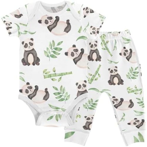 Baby Clothes Set Infant Bodysuits Pants Sets 0-24M For Boys Girls