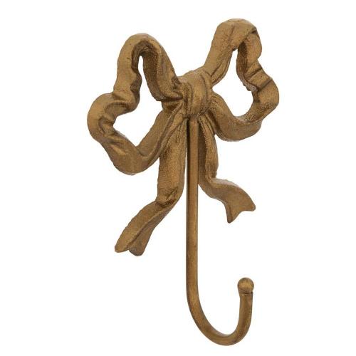 Gold Bow Metal Wall Hook
