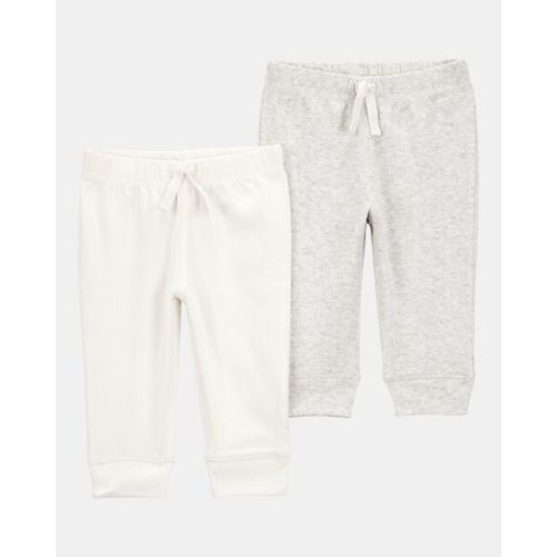 Baby 2-Pack Pull-On Pants - Ivory - Carter's | Carter's
