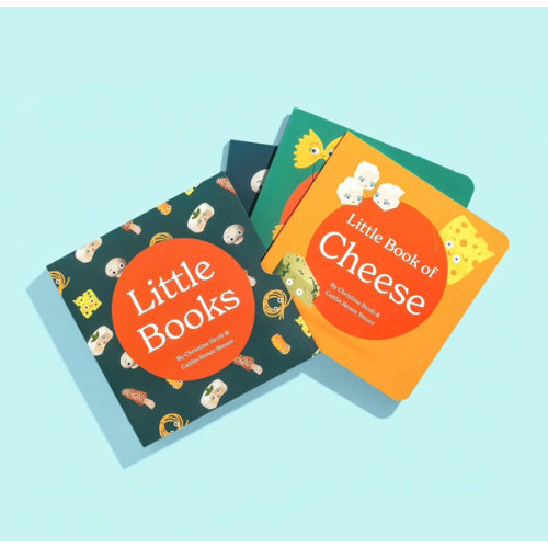 Little Books Culinary Collection Future Foodie 3 Board Book Box Set Pasta Cookies Cheese Phonics and Rhymes Baby Shower Gift 0-12 Months Toddler Book Ages 1-4 Years