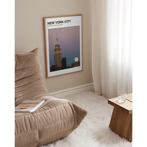 Moomin Sunset by the Sea Poster | Postery Online Store