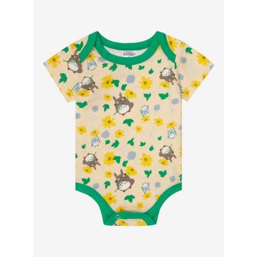 Studio Ghibli My Neighbor Totoro Floral Character Allover Print Infant One-Piece - BoxLunch Exclusive | BoxLunch