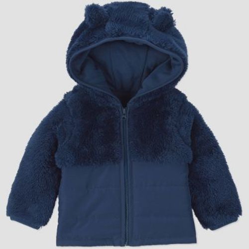 12M Carter's Just One You® Baby Jacket - Navy Blue