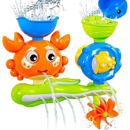 Crab Bath Toys for Kids Ages 1-3 Toddlers 2-4, Bathtub Toys for Babies, Water Shower Tub Toys for Boys Girls Infant Gifts Presents