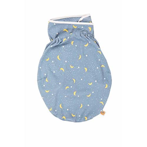 Ergobaby Ergonomic Baby Swaddle Wrap for Newborns, with Hip Positioner & Arm Pouches, 100% Breathable Cotton, Stellar