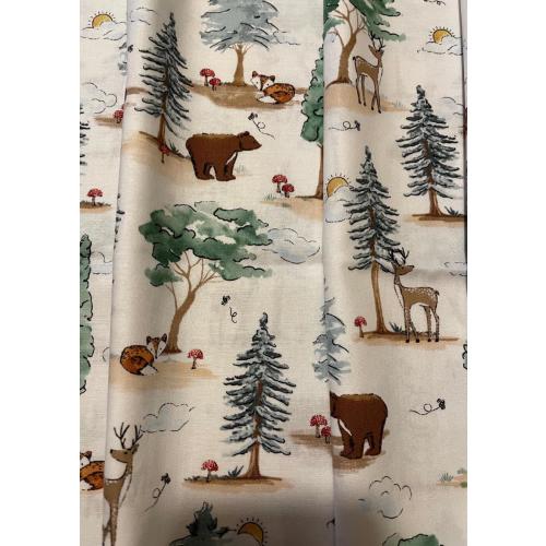 Woodland Critters Curtains: Set of Panels with Tiebacks