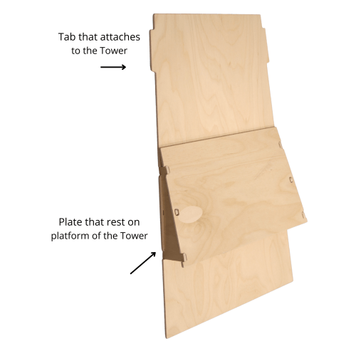 Toddler Tower Full Plate