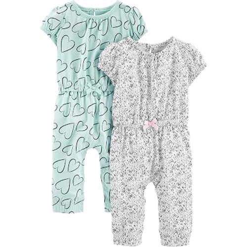 Simple Joys by Carter's Baby Boys' 2- Pack Jumpsuits