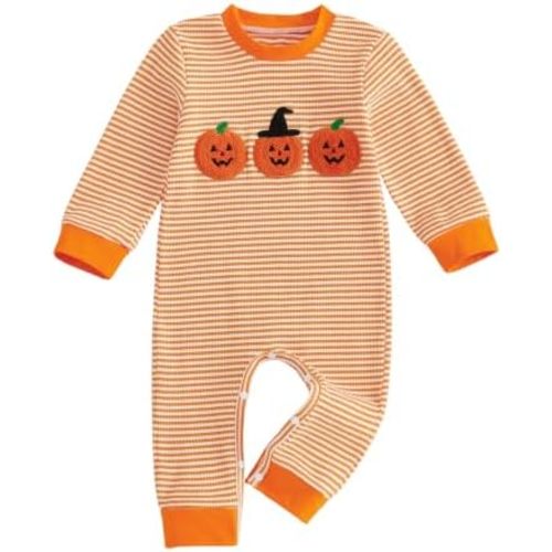 BemeyourBBs Newborn Baby Boy Fall Winter Clothes Infant Romper Jumpsuit