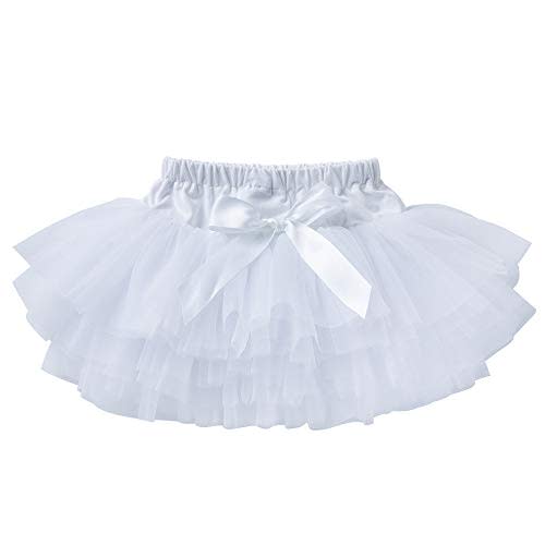 Anbaby Baby Girls Soft Tutu Skirt Toddler Ruffled Pants Diaper Cover