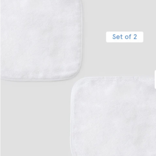 Monogrammed Baby Washcloths (pair) | Weezie Towels