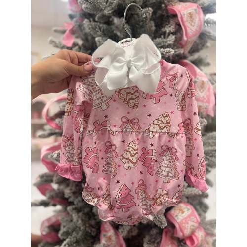 Pink Christmas Tree Bubble