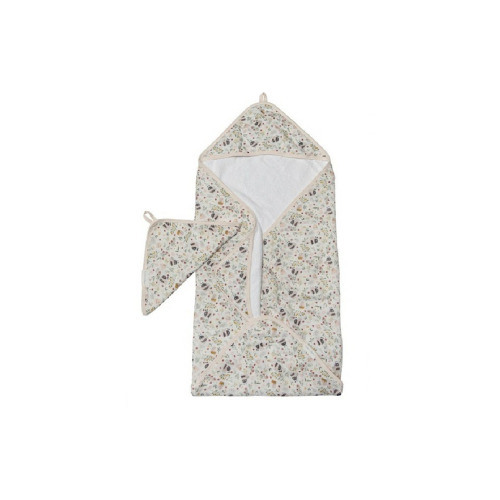 Loulou Lollipop Hooded Towel Set Bumble Bees