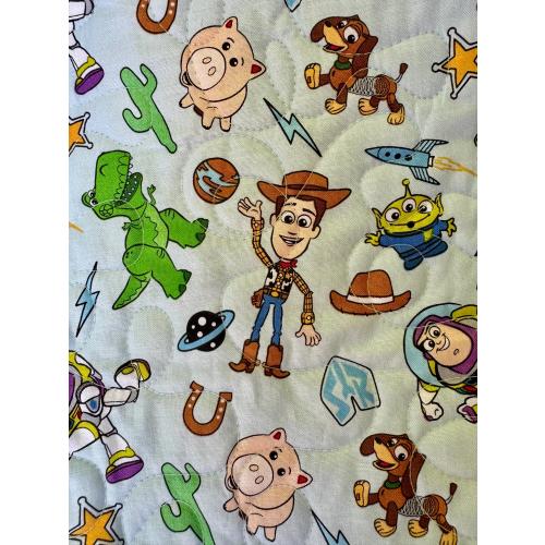 Handmade quilt made with licensed Toy Story fabric for baby/toddler/child/nursery/collector. Heirloom quality gift!