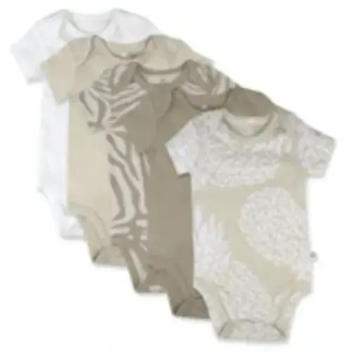 5-Pack Organic Cotton Short Sleeve Bodysuits | Honest Baby Clothing