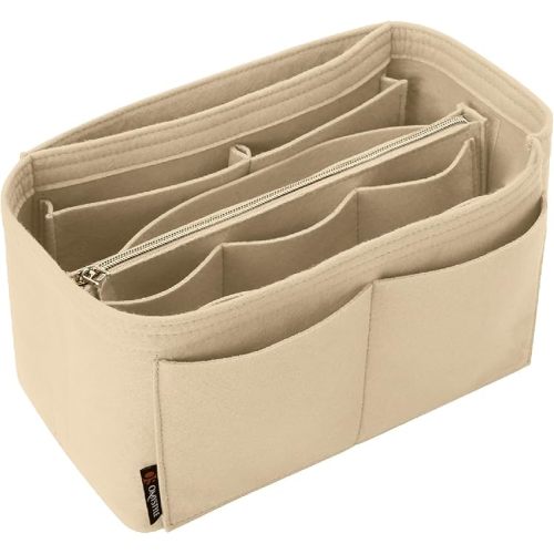 OMYSTYLE Purse Organizer Insert, Felt Tote Bag Organizer Insert with 5 Sizes, Handbag Dividers for Inside Purse, Compatible with Longchamp, Neverful, Speedy and More