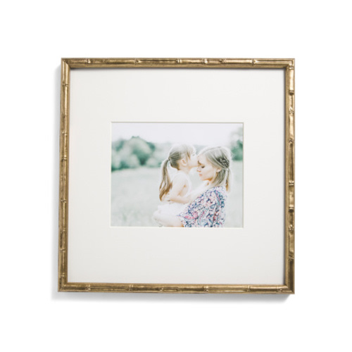 16x16 Matted To 8x10 Metallic Bamboo Wall Portrait Frame | Mother's Day Gifts | Marshalls