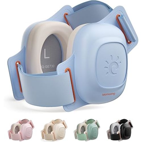 MAMAZING Baby Ear Muffs for Newborns to Toddlers 3-48 Months, 25dB Noise Cancelling Headphones for Airplane Travel, Party and Fireworks, Soft & Adjustable Baby Hearing Protection, CE & ANSI Certified