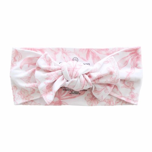 Fancy Frills Knit Large Bow Headwrap