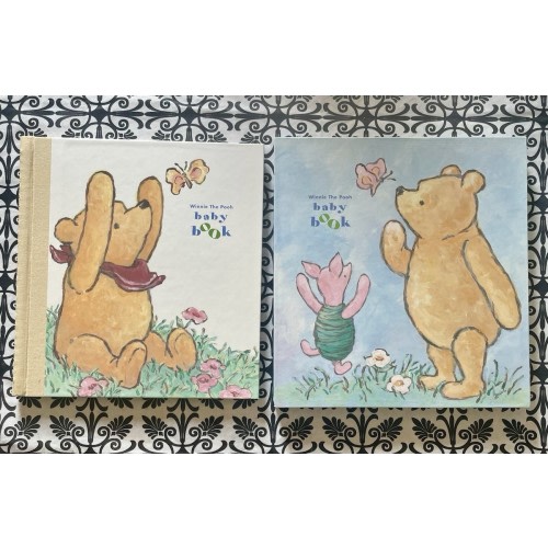 Winnie The Pooh Baby Book Keepsake Journal Water Color Illustrations