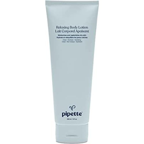 Pipette Relaxing Body Lotion - Plant-derived Moisturizing Squalane, Aromatherapeutic Citrus & Geranium, Ideal Pregnant Mom Gifts or Pregnancy Must Haves, 8 fl oz