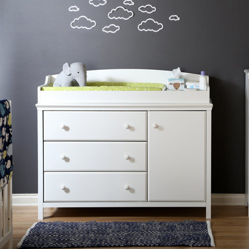 South Shore Cotton Candy Changing Table Dresser & Reviews | Wayfair