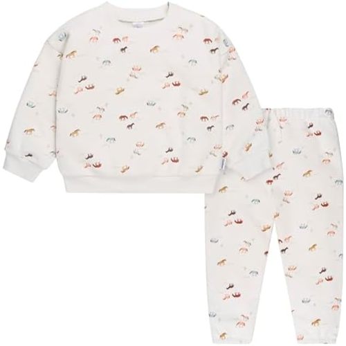 Gerber baby-girls 2-piece Fleece Sweatshirt and Jogger Set