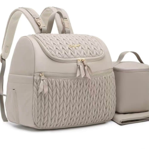 Breast Pump Bag for Spectra S1/S2 & Medela – Insulated Cooler Bag, 13" Laptop Sleeve, Diaper Backpack with Changing Pad – Lightweight, Water-Resistant & Stylish for Work, Travel