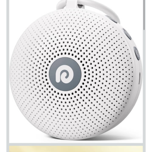 Dreamegg Portable Noise Machine for Baby Adult, Features Powerful Battery, 21 Soothing Sound, Noise Canceling for Office & Sleeping, Sound Therapy for Home, Travel, Registry Gift, Classic White