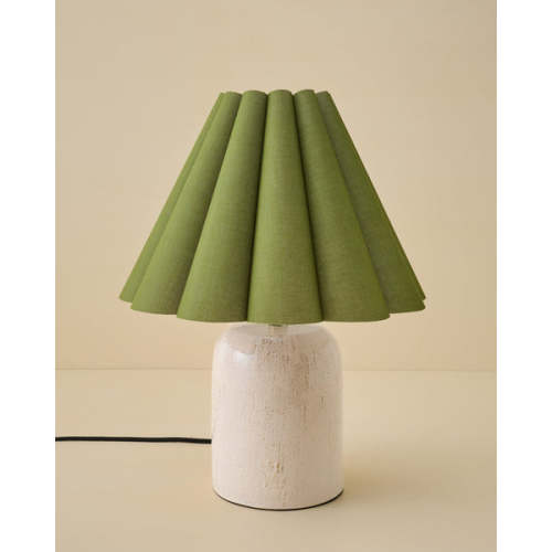 Farrah Table Lamp - Textured Cream
