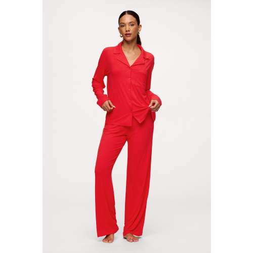 Button Front Pajama Set | Chili – nuuds