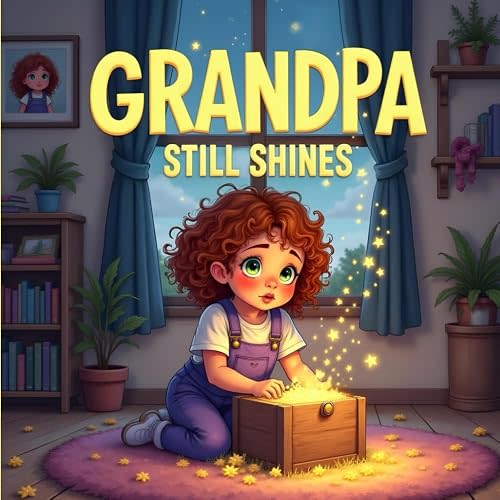 Grandpa Still Shines Death Books for Kids: A Gentle Story About Grief, Growing Love, and Remembering Through Memories