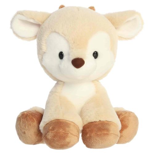 Aurora Small Dashing Reindeer Holiday Festive Stuffed Animal Buttercream 9"