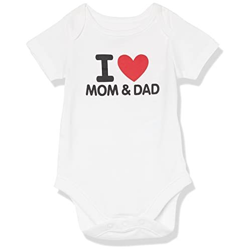 The Children's Place unisex-baby Short Sleeve 100% Cotton Bodysuits
