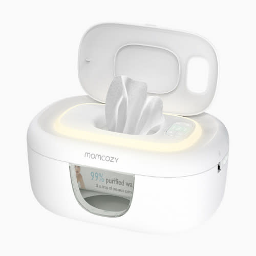 Momcozy Baby Wipe Warmer (White/Clear)