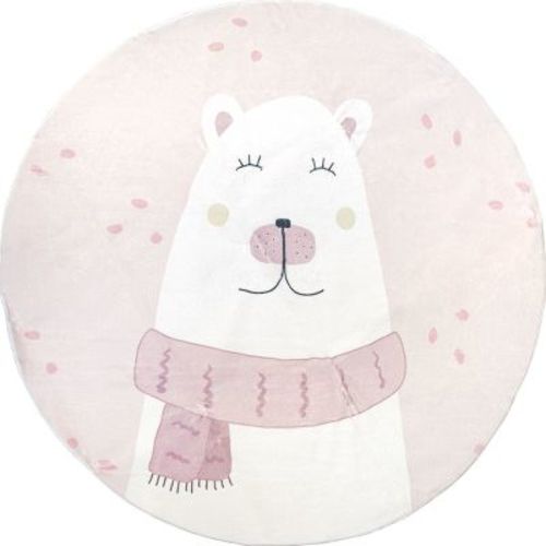 Nuloom Jovie Polar Bear Pet Friendly Machine Washable Kids Area Rug