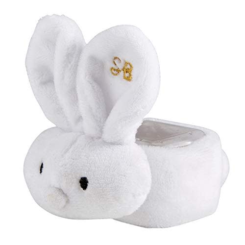 Stephan Baby Inspriational Boo-Bunnie Comfort Toy + Boo Cube, White
