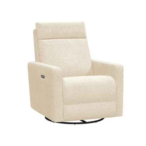 Paxton Deluxe Recliner Teddy Faux Fur Oat