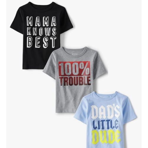 The Children's Place Baby Boys' Graphic T-Shirts (3-Pack)