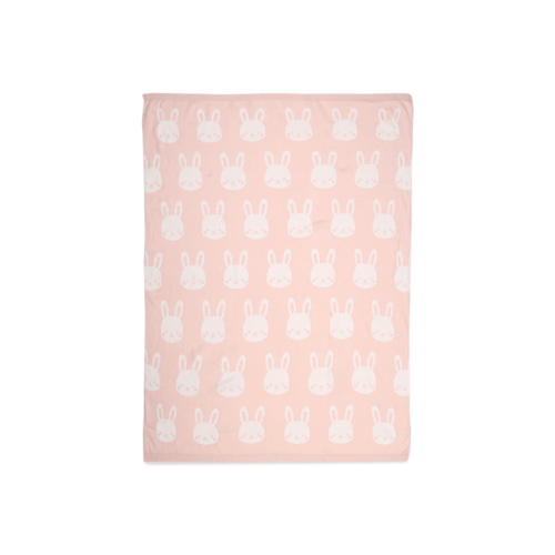 Jacquard Cotton Blanket - Bunny