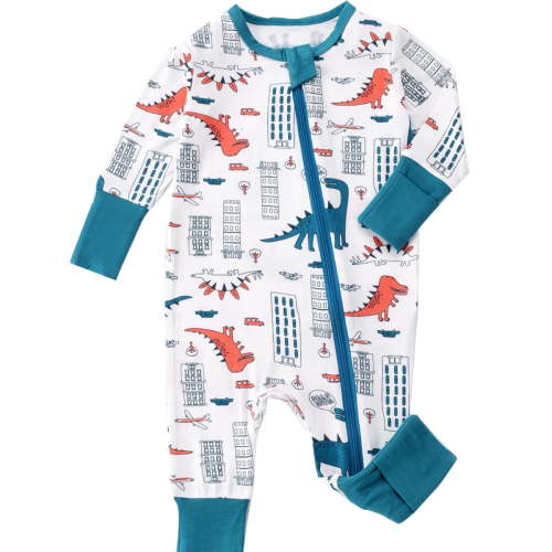 Emy Dola Baby Boys' Snug Fit Pajamas Bamboo Viscose Footless Baby Sleeper Newborn Boys Jumpsuit Sleep 'N Play Romper One-Piece