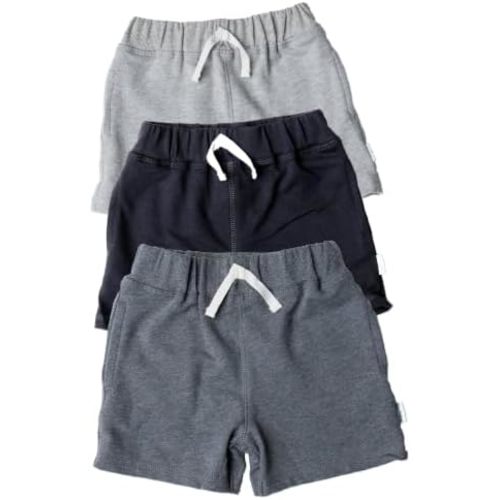 Gerber Baby Boys' Baby & Toddler Boys 3-Pack Pull-on Knit Shorts
