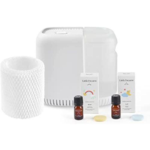 Amazon.com: Canopy Nursery Humidifier, White Nursery Humidifier, 36 HR Run Time, 2.5L Capacity Tank - Produces Clean, Filter Moisture to Hydrate Baby Nursery. Includes Two Aromas Power Cord & Adapter… : Home & Kitchen