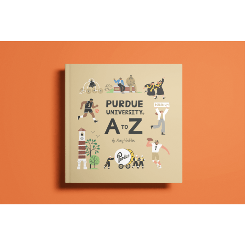Purdue University A to Z Children's Book | Personalized Purdue Baby Gift | Collegiate ABCs