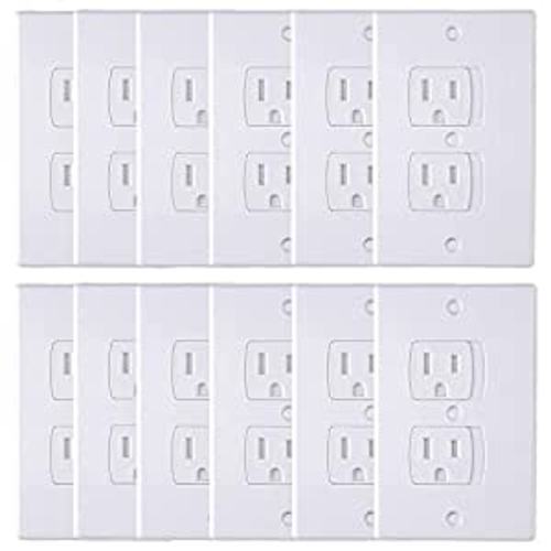 Amazon.com: AUSTOR 12 Pack Baby Safety Wall Socket Plugs Electric Outlet Covers Baby Safety Self Closing Wall Socket Plugs Plate Alternate for Child Proofing : Everything Else