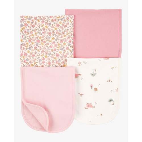 Baby 4-Pack Burp Cloths - Pink - Carter's | Carter's